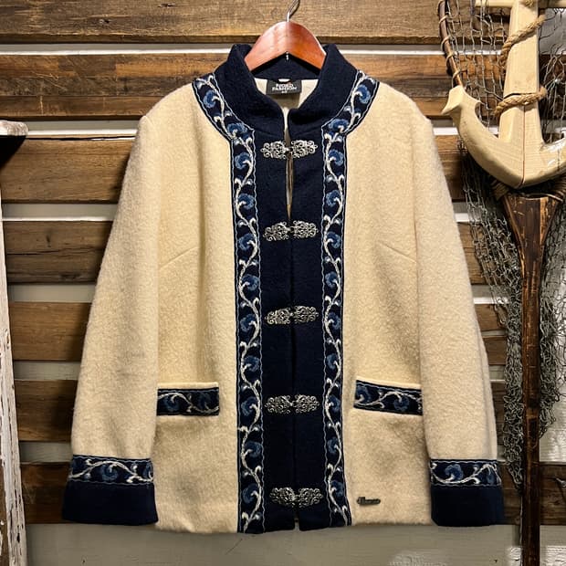 [M]90's 유로 빈티지 페르시안 울 코트