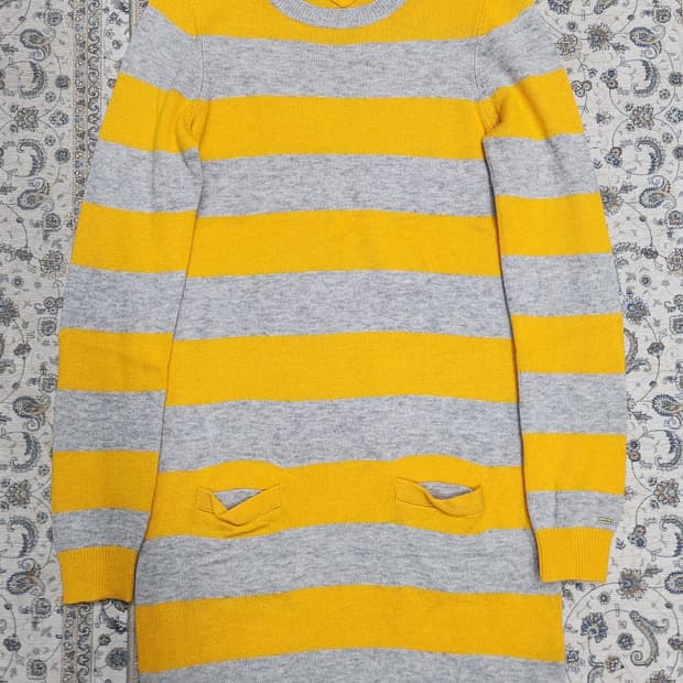 타미힐피거 스트라이프 니트 원피스 L (44반-55)