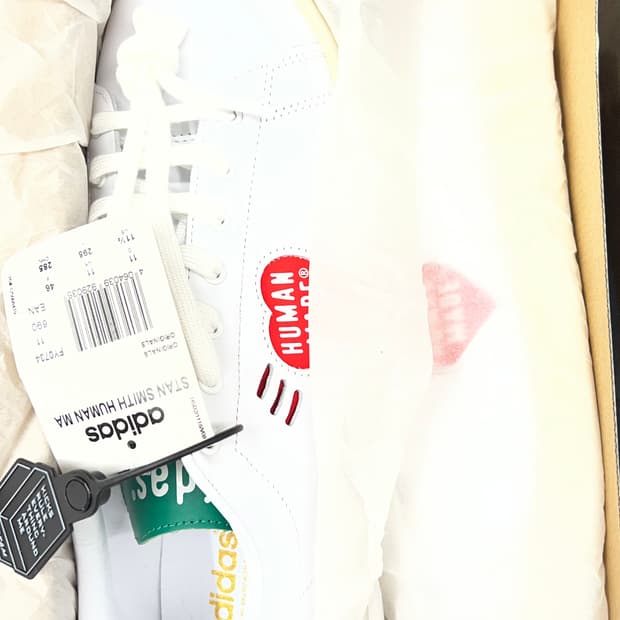 아디다스 휴먼메이드 스탠스미스 화이트 그린