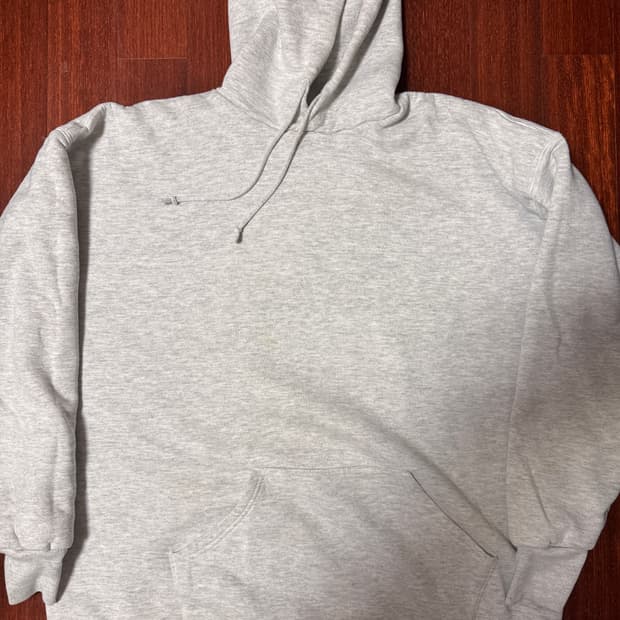 80S 러셀 더블페이스 그레이 후드