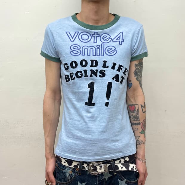 Vote 4 Smile 1! Blue T-shirt