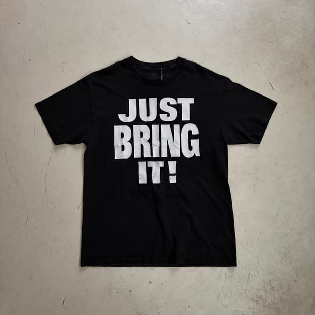 00s WWE 드웨인 존슨 더락 빈티지 반팔티 L