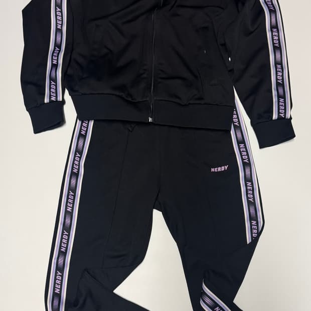 널디 22년도 테잎 트랙 져지 트레이닝 셋업 M