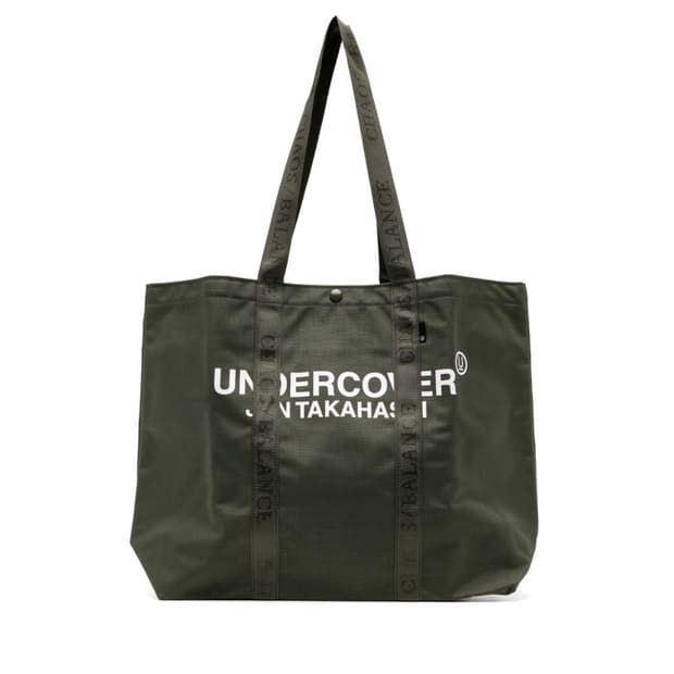 언더커버 빅 토트백 그린 카키