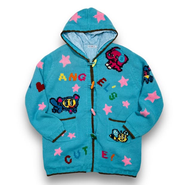 Angel Blue 00s Lovely Star Cartoon Coat