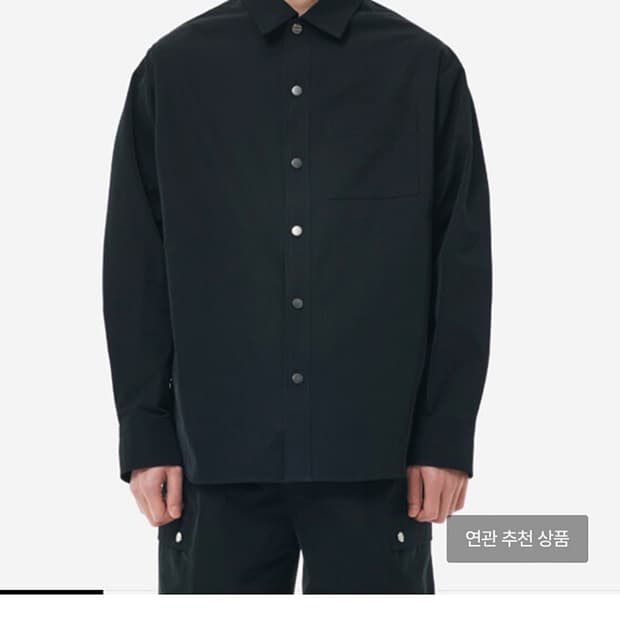 에센셜바이이큐엘 남자 셔츠 자켓 