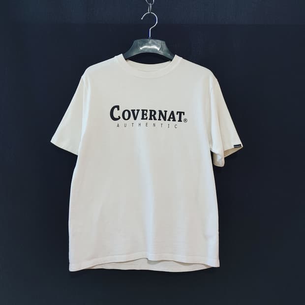 COVERNAT 커버낫 블랙로고 반팔라운드티