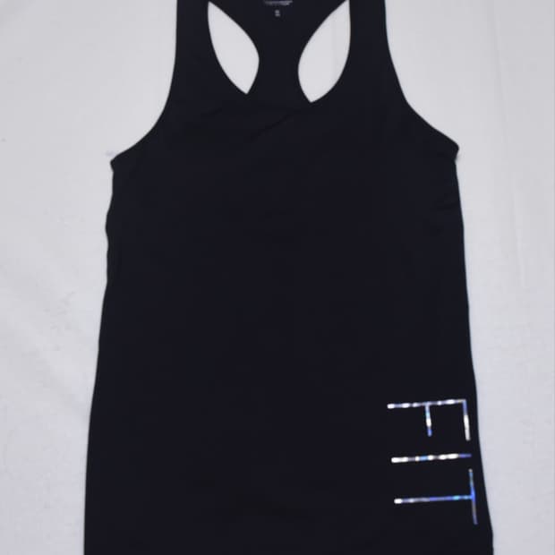 다이나핏 빈티지 블랙 탱크탑 M 95 러닝웨어