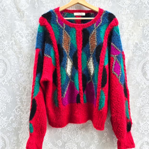 빈티지 모헤어 니트