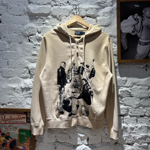 폴로 빈티지 커스텀 후드집업