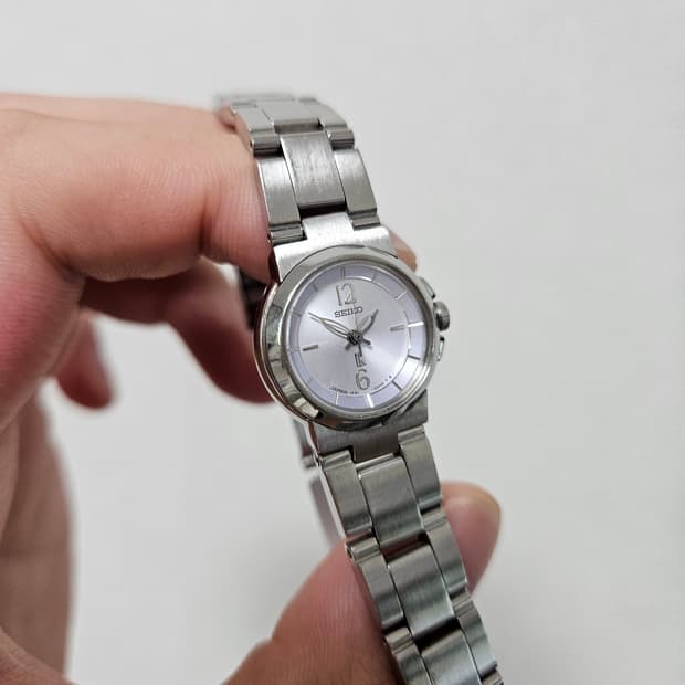 Seiko lk 세이코 루키아 여성 쿼츠 퍼플 시계