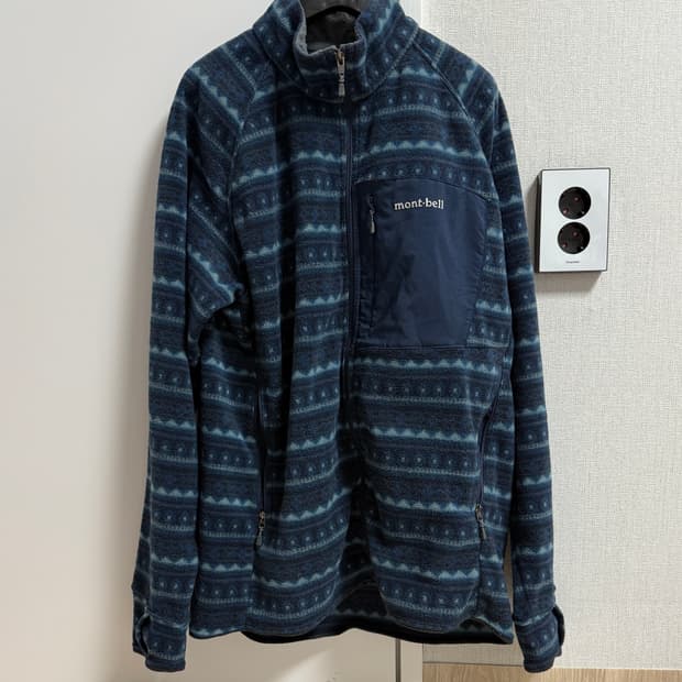 몽벨 페어아일 노르딕 패턴 플리스 자켓