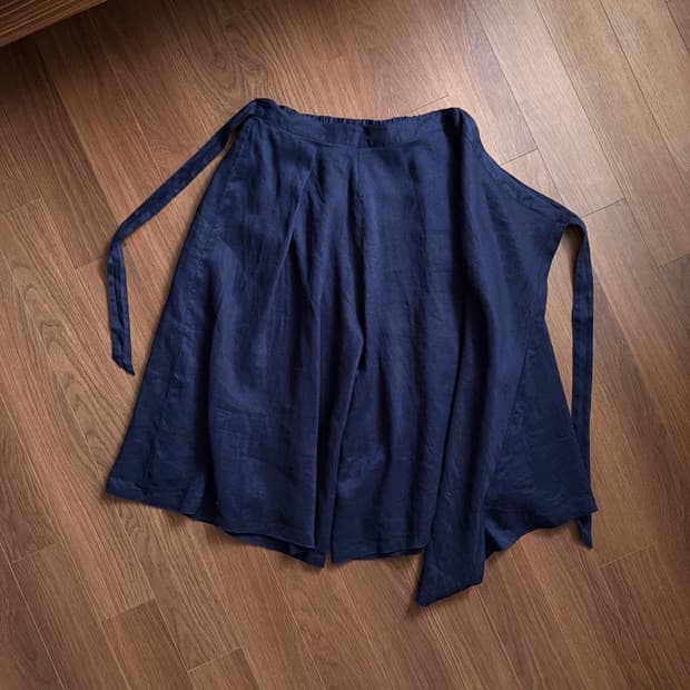 wrap wide pants