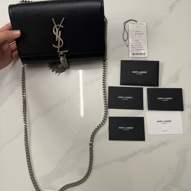 입생로랑 테슬 사첼 크로스백(정품)