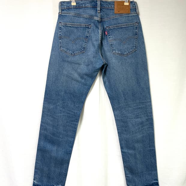 리바이스 프리미엄 502 빅E 가죽패치 신축성 테이퍼드핏 데님팬츠 32