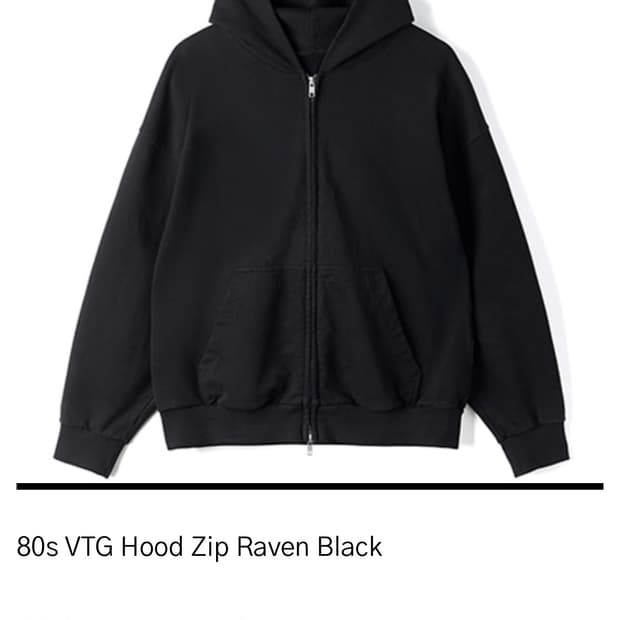 [1] htae 에이치태 후드집업 블랙