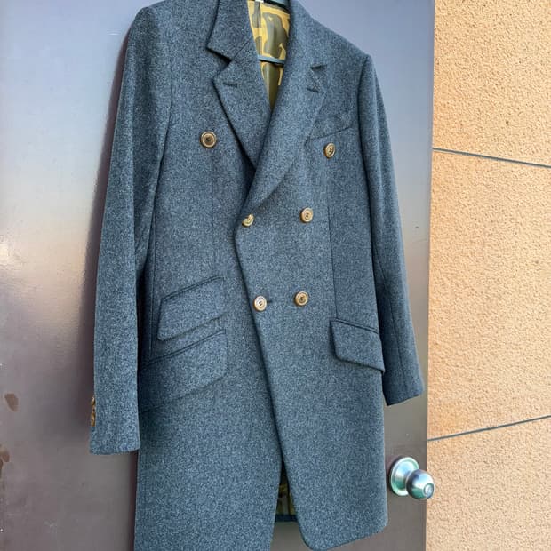 비비안 웨스트 우드 울 캐시미어 코트