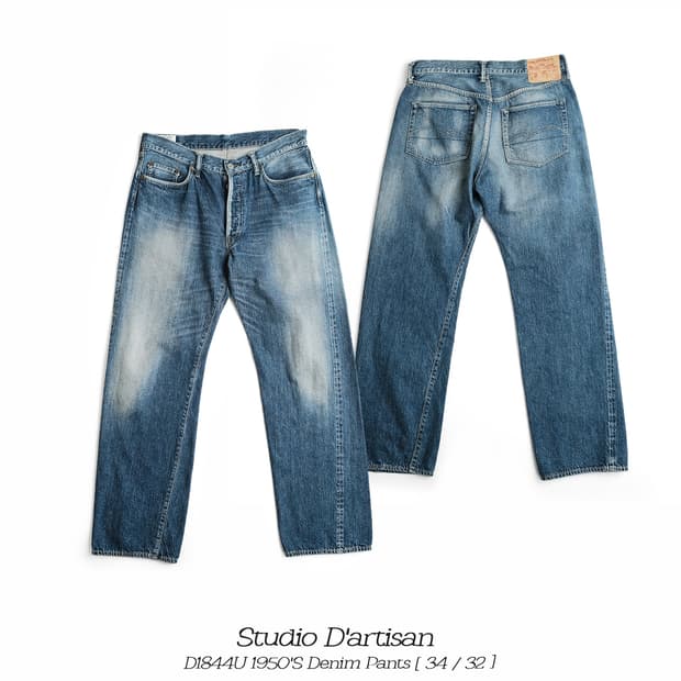 스튜디오다치산 D1844U 1950s 데님팬츠 34(32사이즈)