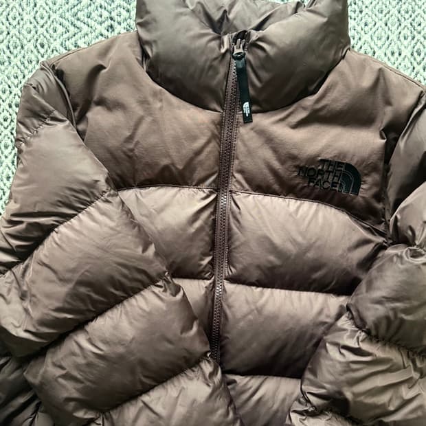 노스페이스 온볼 패딩 브라운