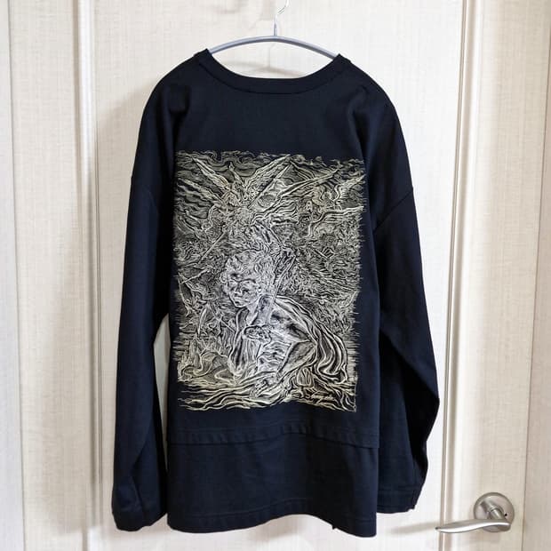 송지오 컬렉션 알렉산더 자수 롱슬리브 48 블랙