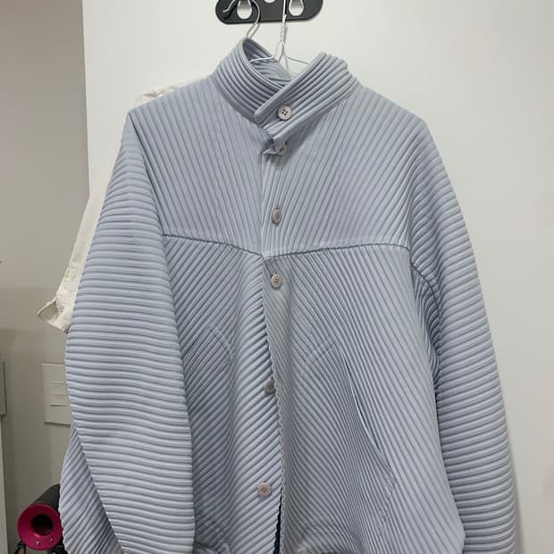 옴므플리세 하이넥 자켓 jc110 워터그레이 2