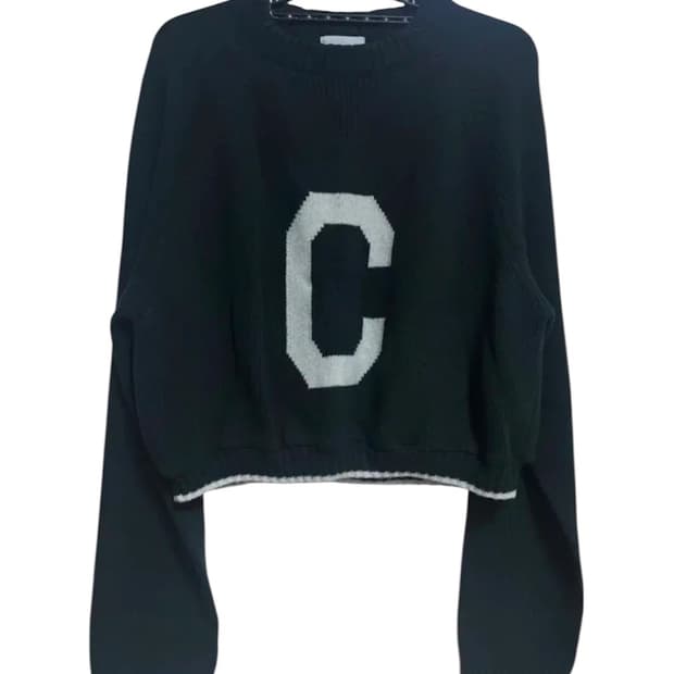 커버낫 크롭 니트