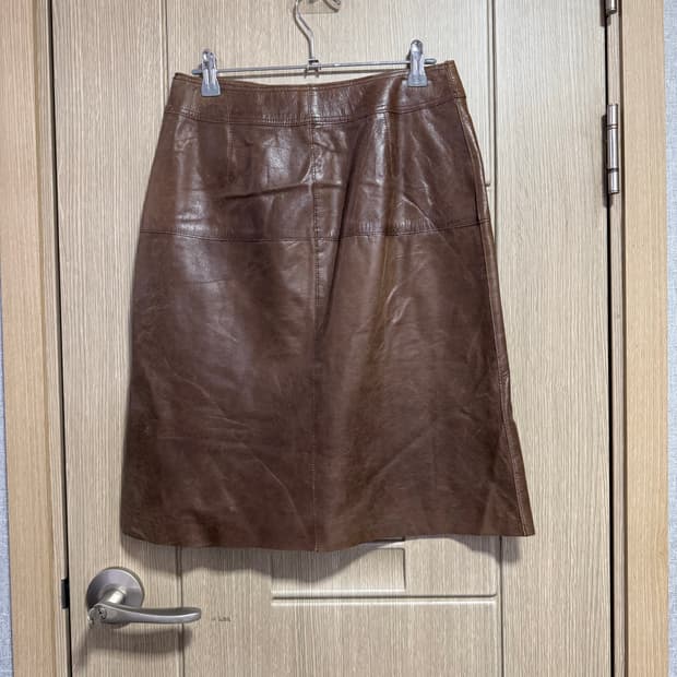 Sonia Rykiel 가죽치마 40