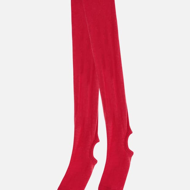 Cr Knee High Socks _ Red 