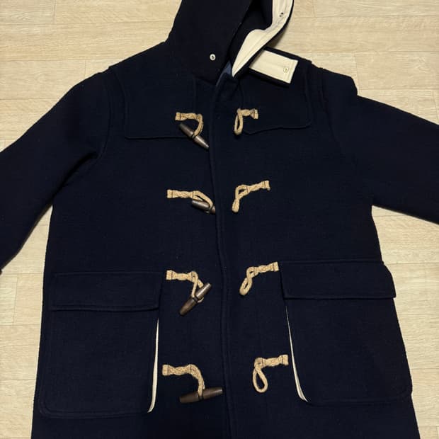 AECA ZIBELINE DUFFLE COAT-NAVY