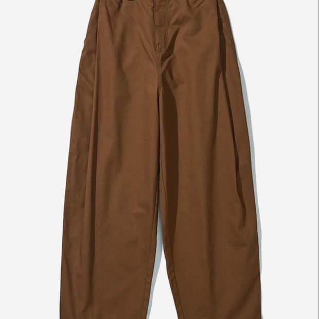 사운즈라이프 Steady Balloon Snap Pants Brown