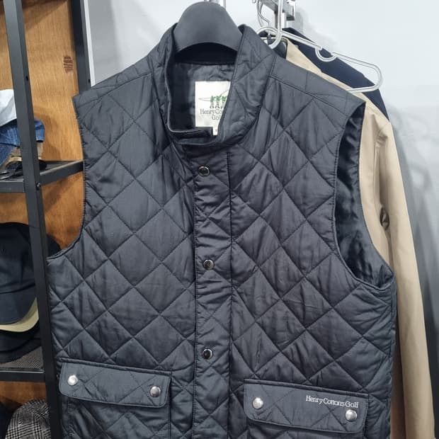 헨리코튼골프 내피 퀼팅 깔깔이 베스트 조끼 95(m) 1번 착용
