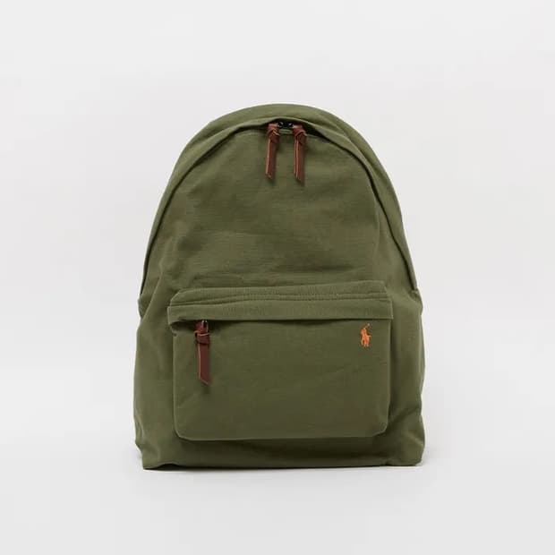 폴로 랄프 로렌 캔버스 백팩 GREEN