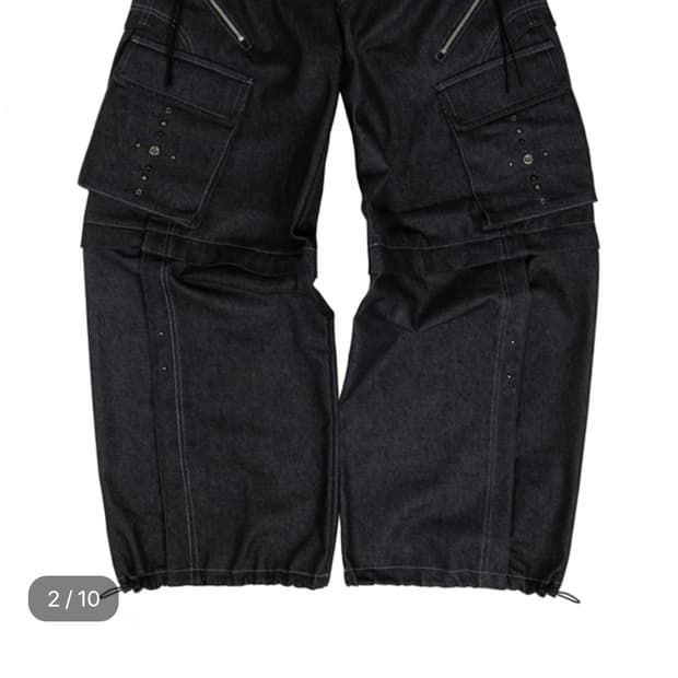 pog service x rssc 카고데님팬츠 1사이즈