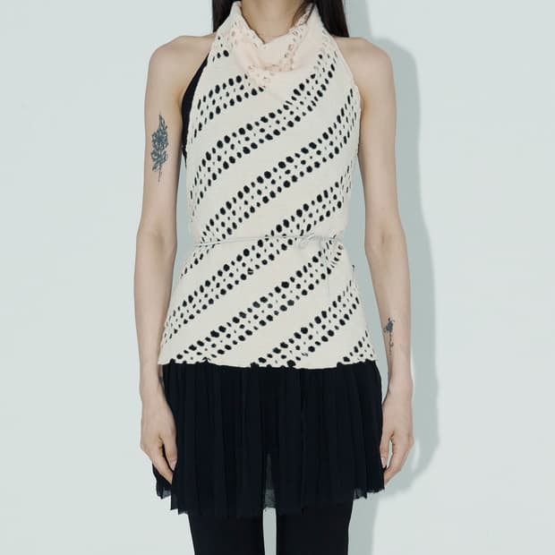 Knit halterneck top