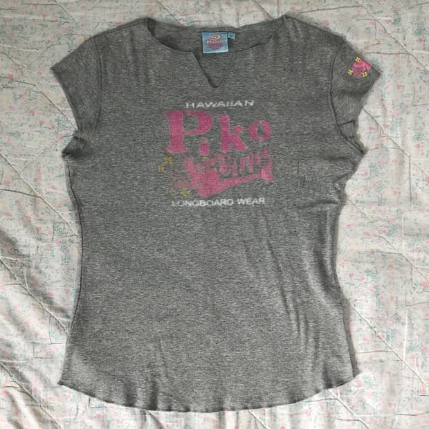 빈티지 컷팅 스티치 반팔티