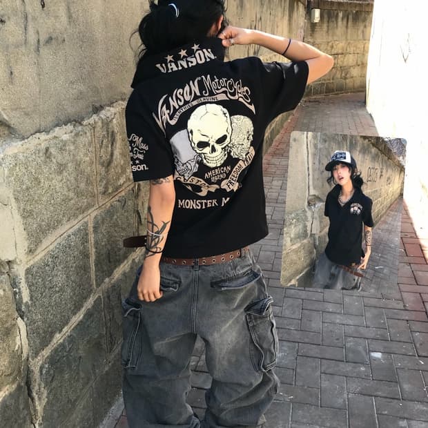 Vanson Embroidery PK T-shirt