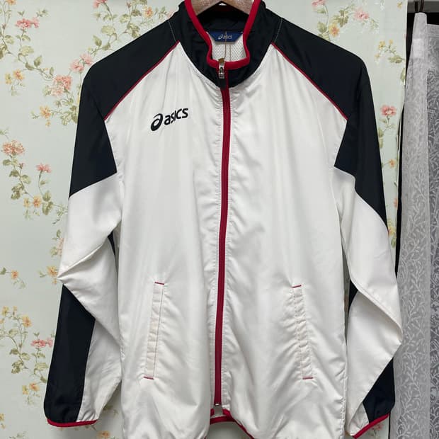 아식스 바람막이 자켓