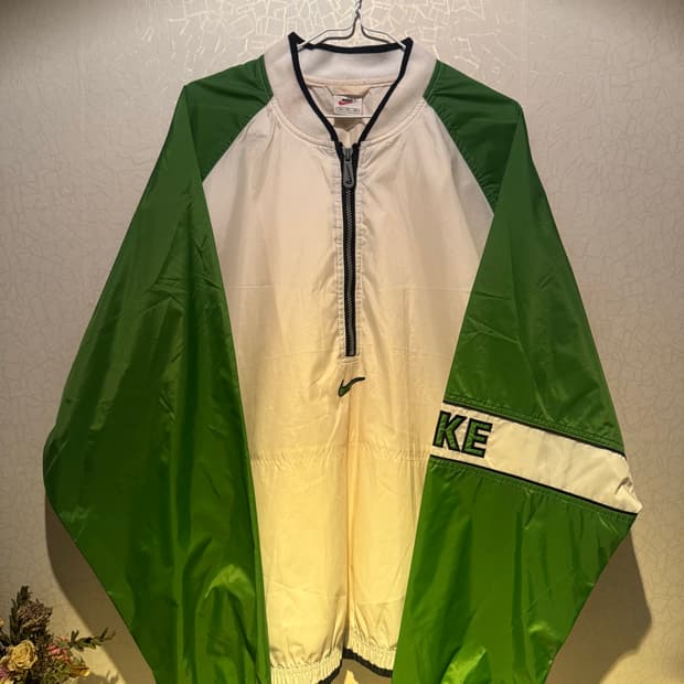 나이키 90’s 빈티지 그린 아노락 XL