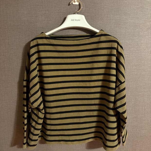 🇬🇧 Traditional Weatherwear 보트넥 스트라이프 톱