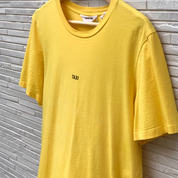헬무트랭 택시 반팔 티셔츠 (yellow)