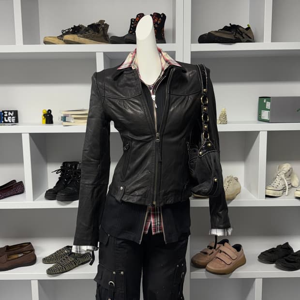 enchanter 카라리스 램스킨 자켓