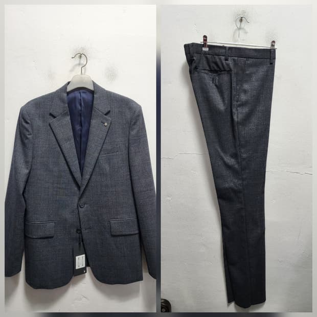 (새상품) 지오송지오 자켓1, 바지2개 그레이 정장셋업