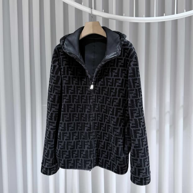 50 / 펜디 시어링 레더 리버시블 무스탕 