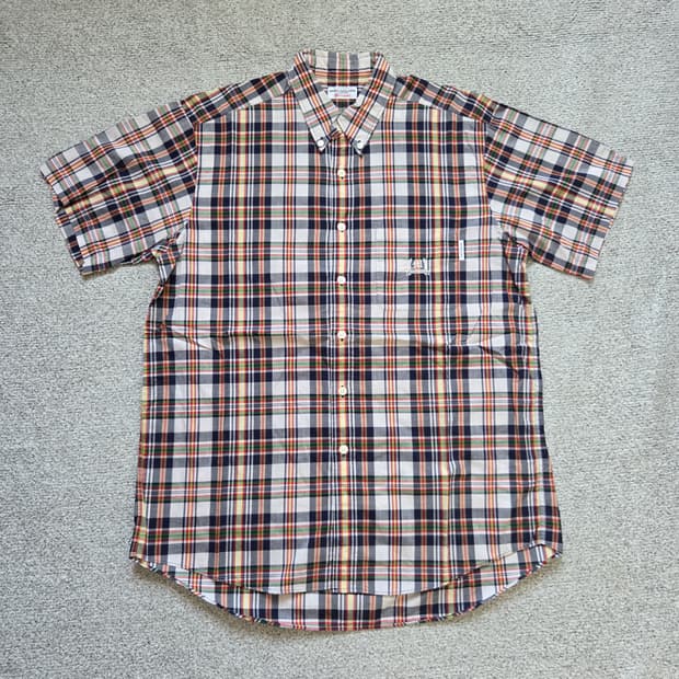 Miki House 반팔 체크 셔츠 L(100)