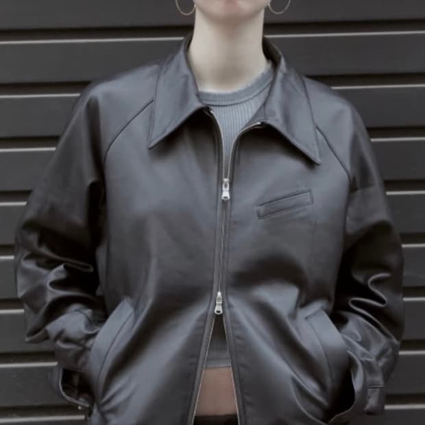 머듈 레더 자켓 3사이즈