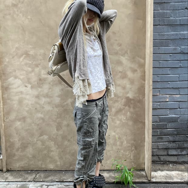 (Pas de calais)Layered Frill Cardigan