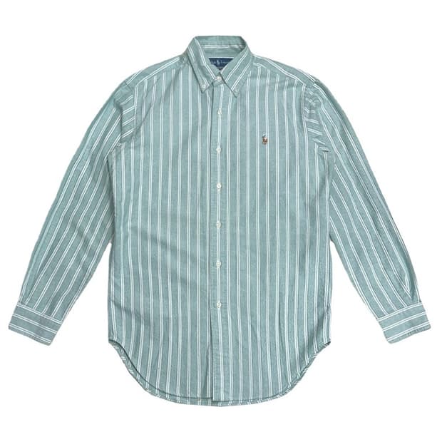 POLO 클래식핏 스트라이프 옥스퍼드 셔츠 16 1/2