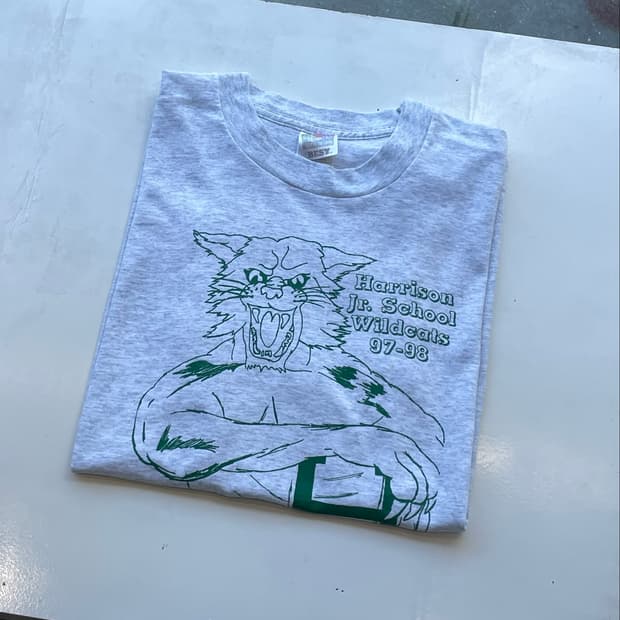 90’s USA ‘Wild Cats’ School T-shirt L