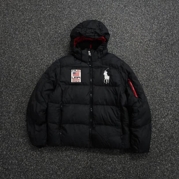 폴로 랄프로렌 빅포니 팀usa 패딩L