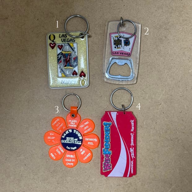 카지노 빈티지 키링